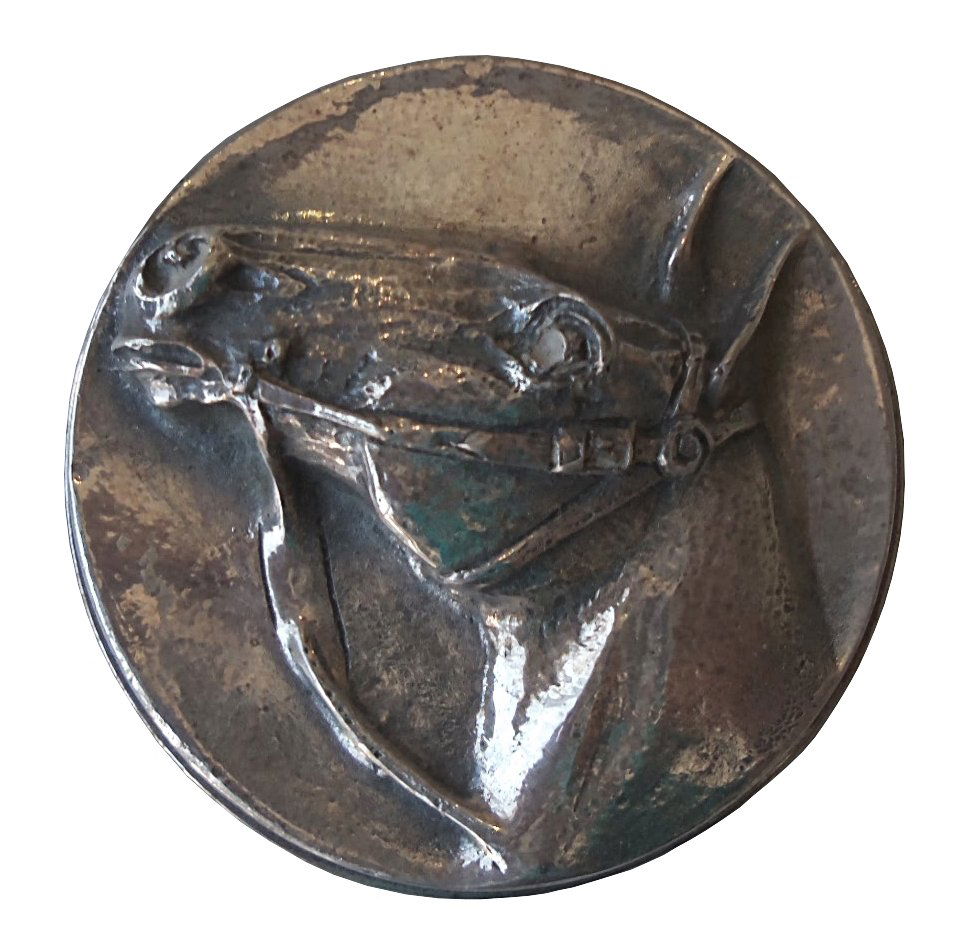 Horse Brass Sculpture From Daniel Melnick's Estate (1 of 2)