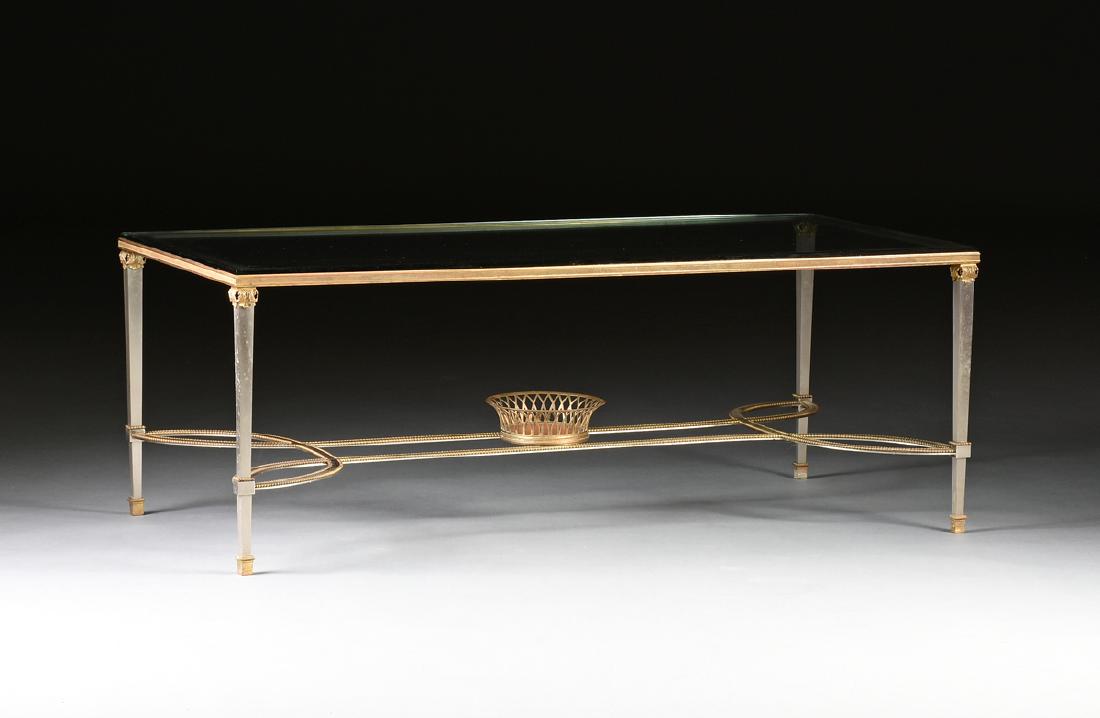 A FRENCH LOUIS XVI STYLE GILT BRONZE MOUNTED BRUSHED (1 of 6)