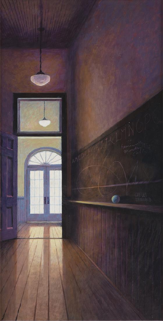 CHARLES GATEWOOD (American b. 1942) A PAINTING, "Home (1 of 8)