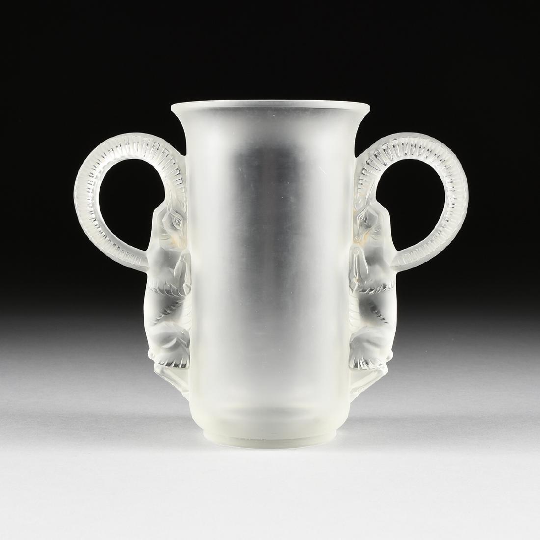 RENÉ LALIQUE (French 1860-1945) A FROSTED GLASS (1 of 8)