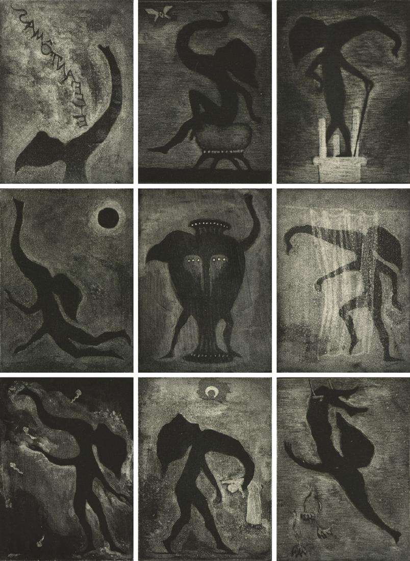 EDWARD ST. JOHN GOREY (American 1925-2000) A GROUP OF (1 of 12)