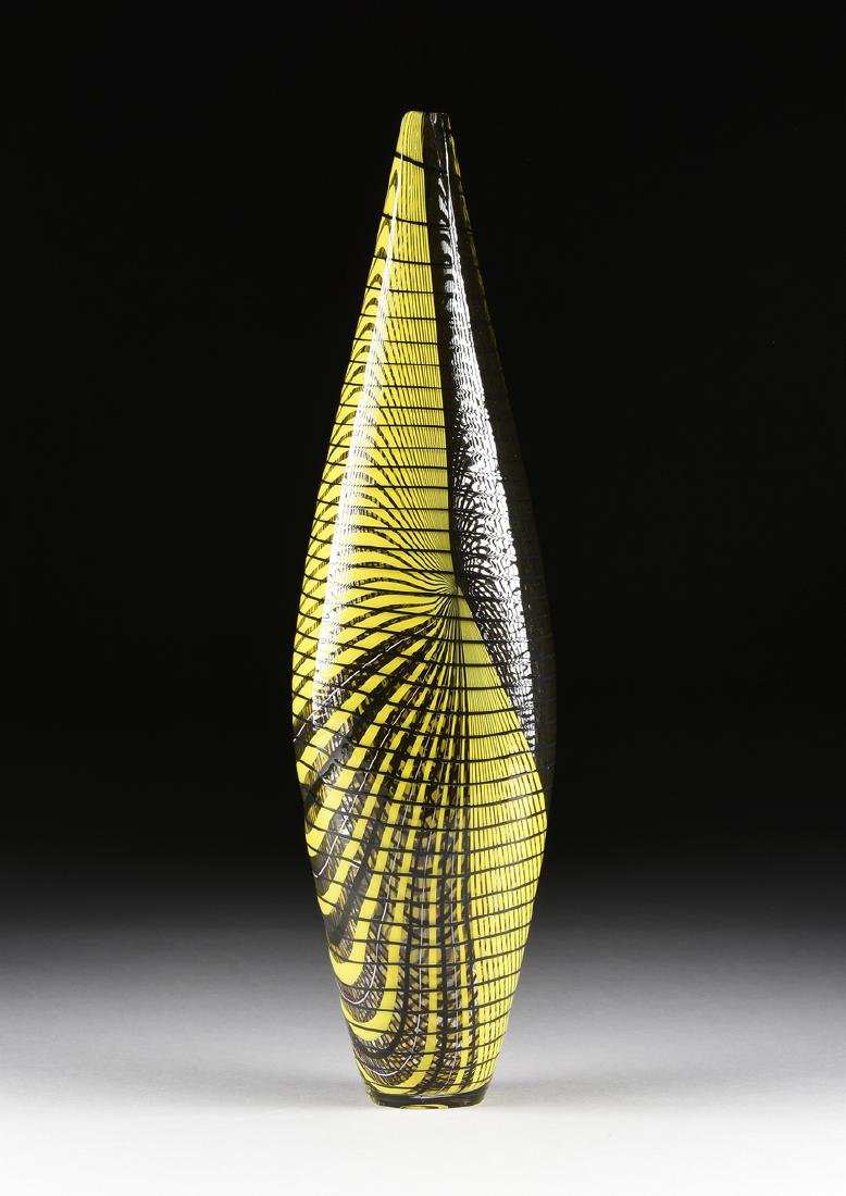LINO TAGLIAPIETRA (Italian b. 1934) A CASED BLOWN GLASS (1 of 11)