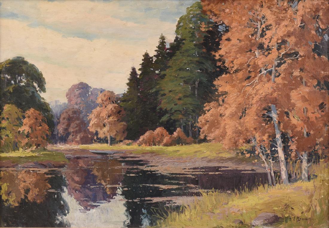 IRBY BROWN (American/Texas 1928-2016) A PAINTING, (1 of 11)