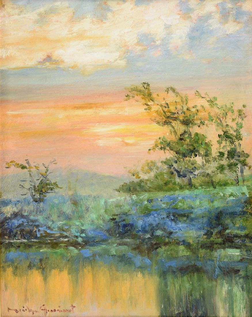 MARILYN GUERINOT (American b. 1947) A PAINTING, "Texas (1 of 9)