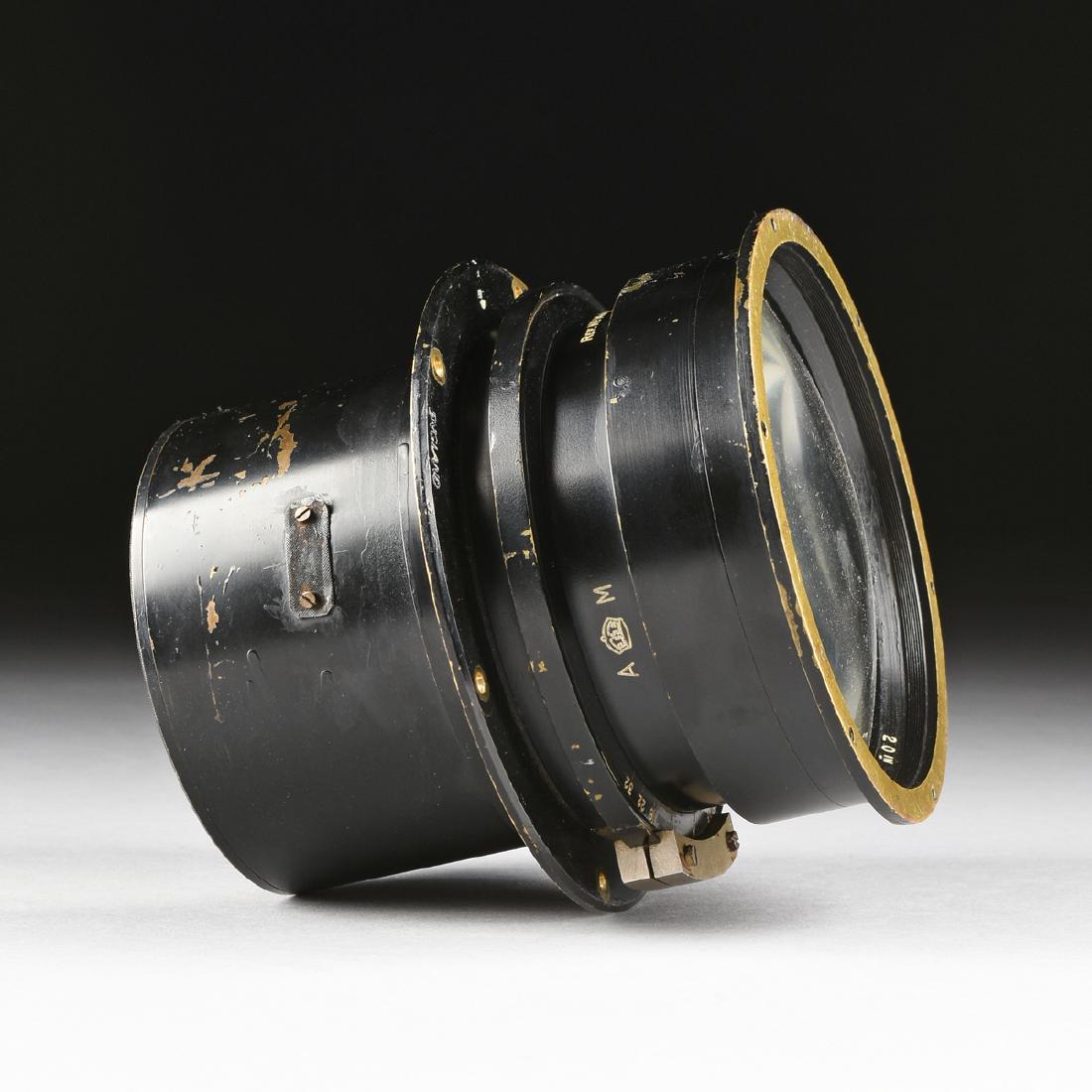 A ROYAL AIR MINISTRY LARGE FORMAT AERIAL CAMERA LENS, (1 of 6)