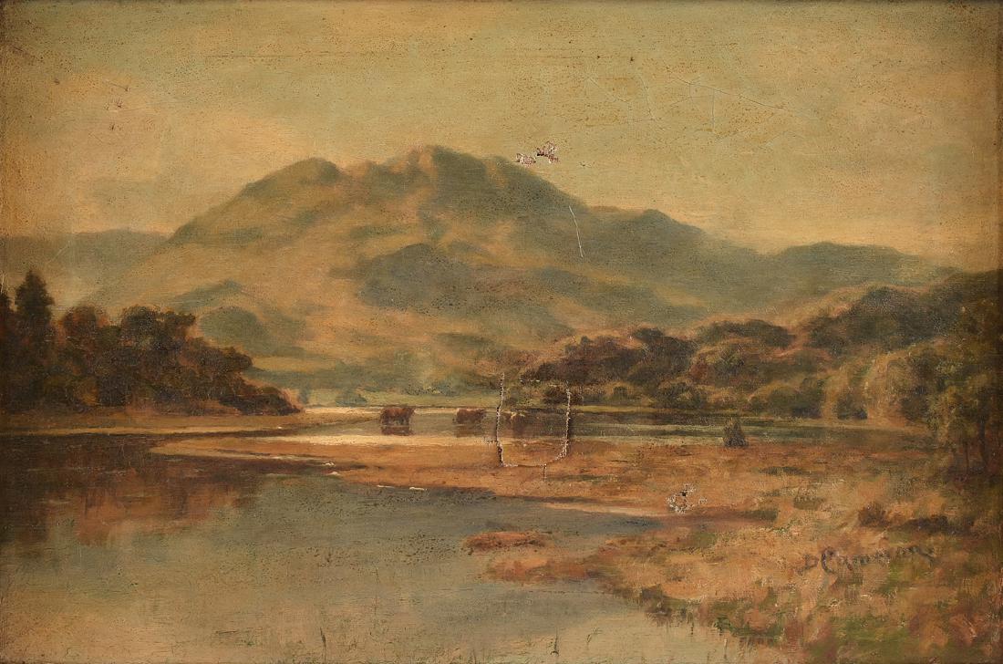 DUNCAN CAMERON (British 1837-1916) A PAINTING, (1 of 10)