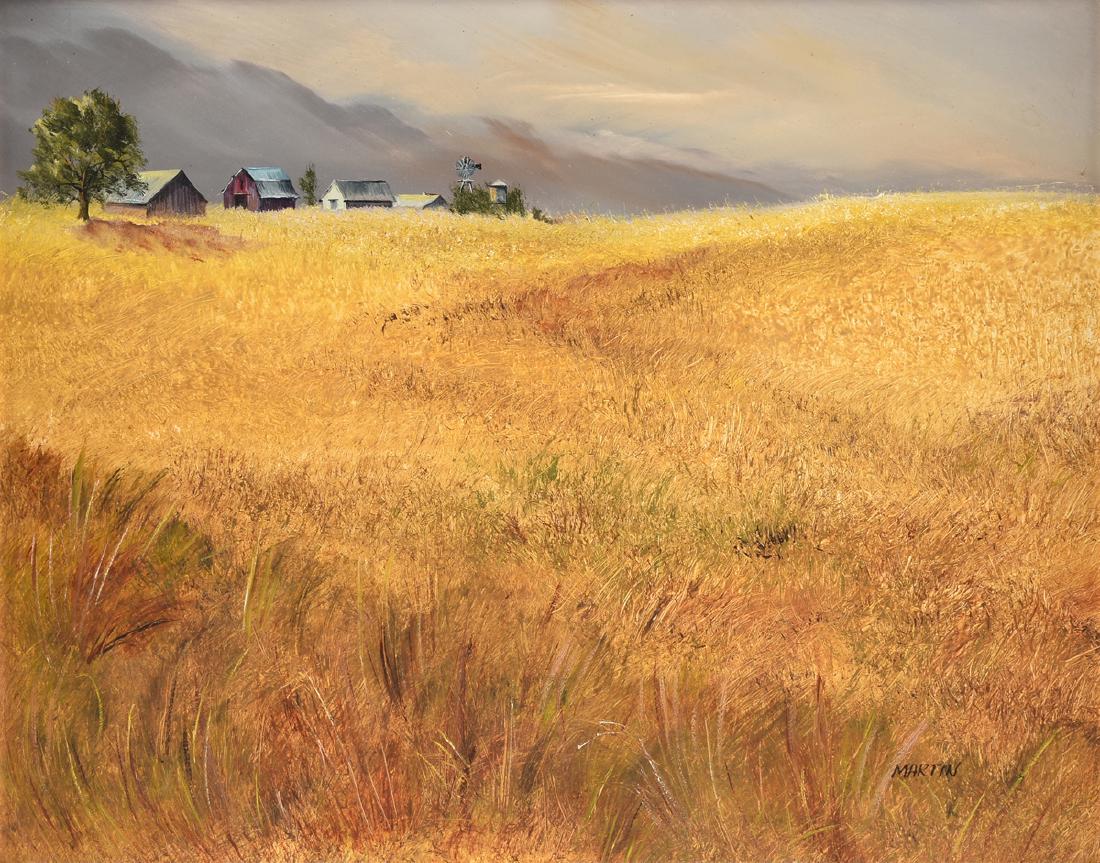 ANTHONY MARTIN (American/Texan b. 1941) A PAINTING, (1 of 9)