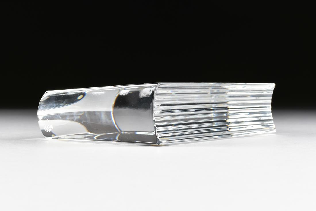 A CLEAR CRYSTAL PAPERWEIGHT, BACCARAT, FRANCE, CIRCA (1 of 4)