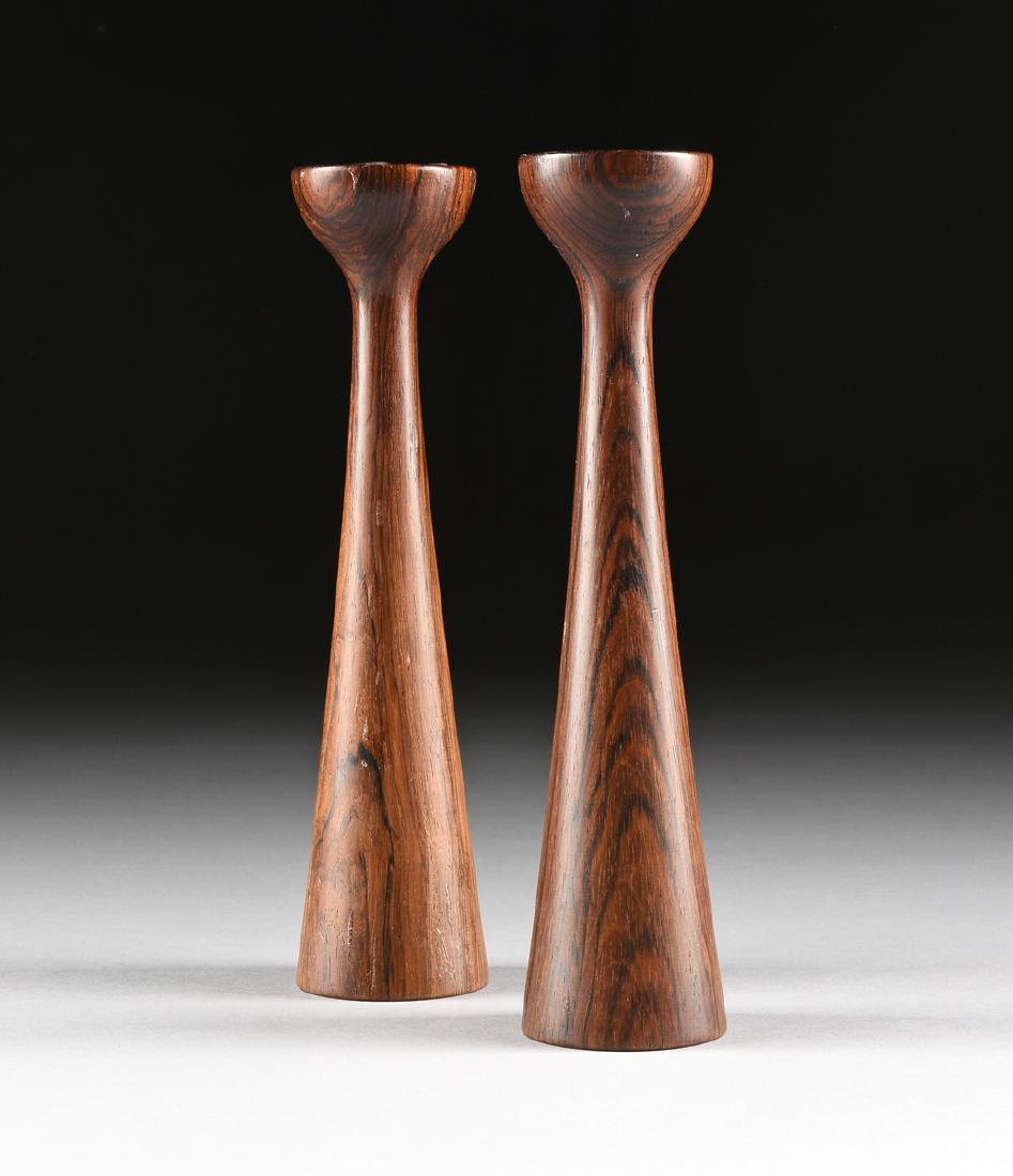 A PAIR OF DANISH MID CENTURY MODERN ROSEWOOD (1 of 5)