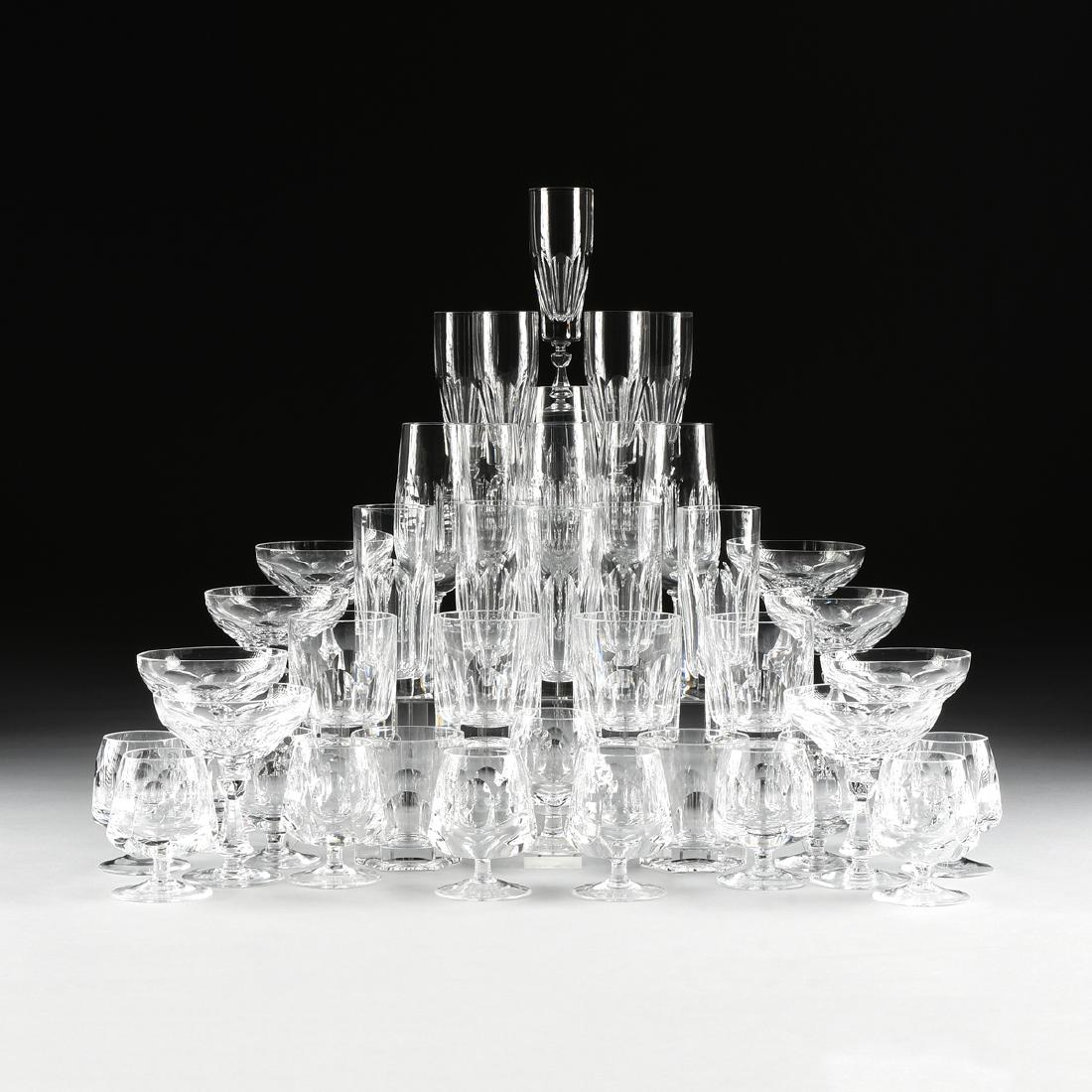 AN ASSEMBLED SET OF FORTY-ONE PIECES OF BACCARAT STYLE (1 of 17)