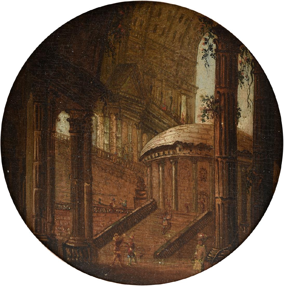 ITALIAN SCHOOL (18th Century) A PAINTING, "Study of (1 of 10)