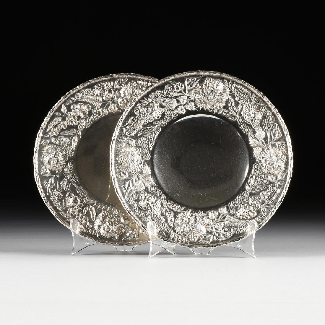 A PAIR OF S. KIRK & SON, INC. STERLING SILVER REPOUSSÉ (1 of 8)