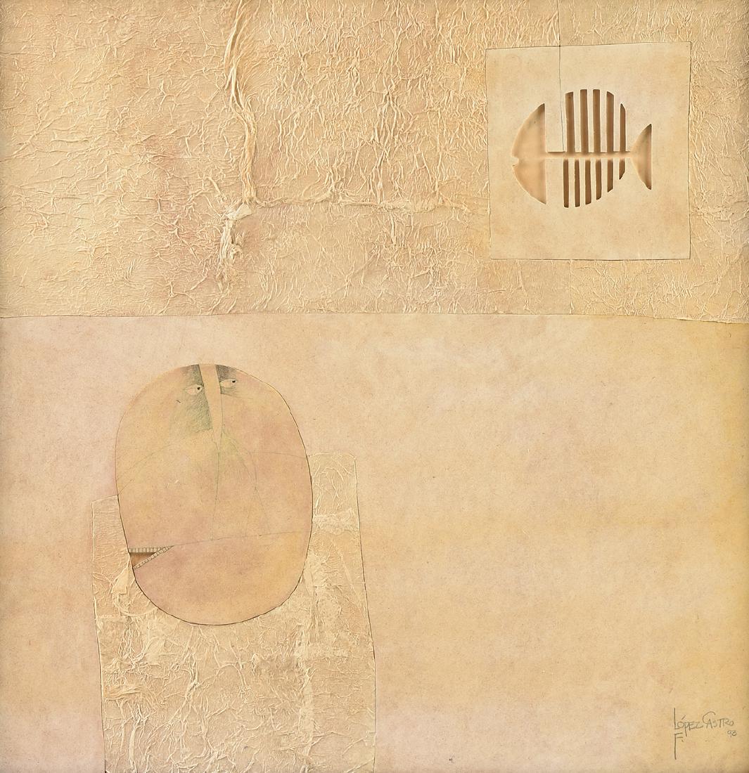 FEDERICO LOPEZ CASTRO (Mexican 21st Century) A COLLAGE, (1 of 10)