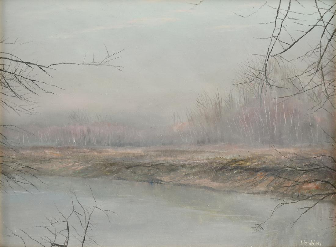 ROBERT HAMBLEN (American b. 1932) A PAINTING, "Spring (1 of 10)