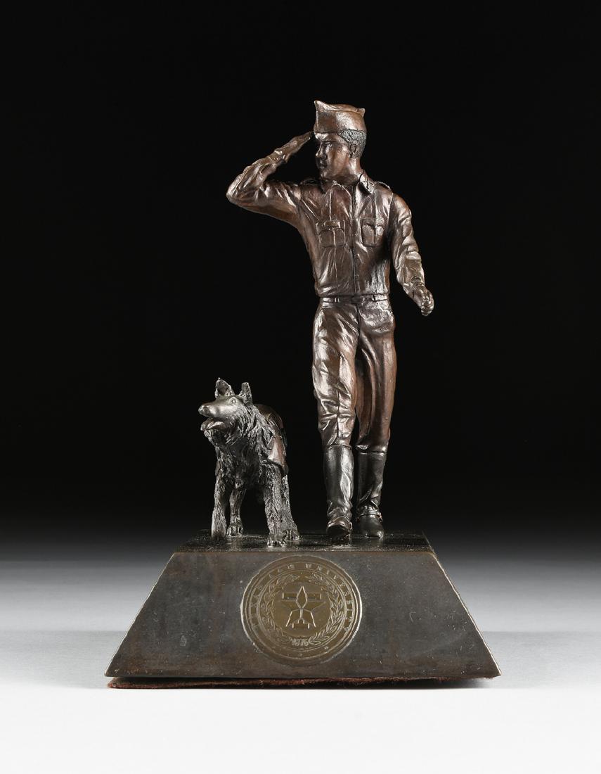 DON HUNT (American 1941-2011) A BRONZE SCULPTURE, (1 of 12)