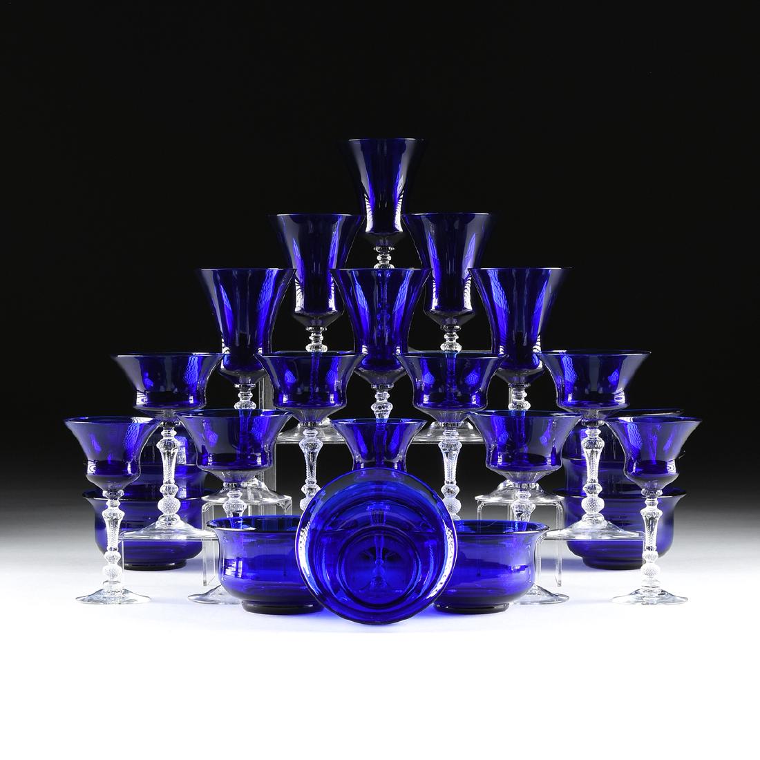 A SET OF TWENTY-FOUR PIECES OF CAMBRIDGE GLASS CO. (1 of 10)