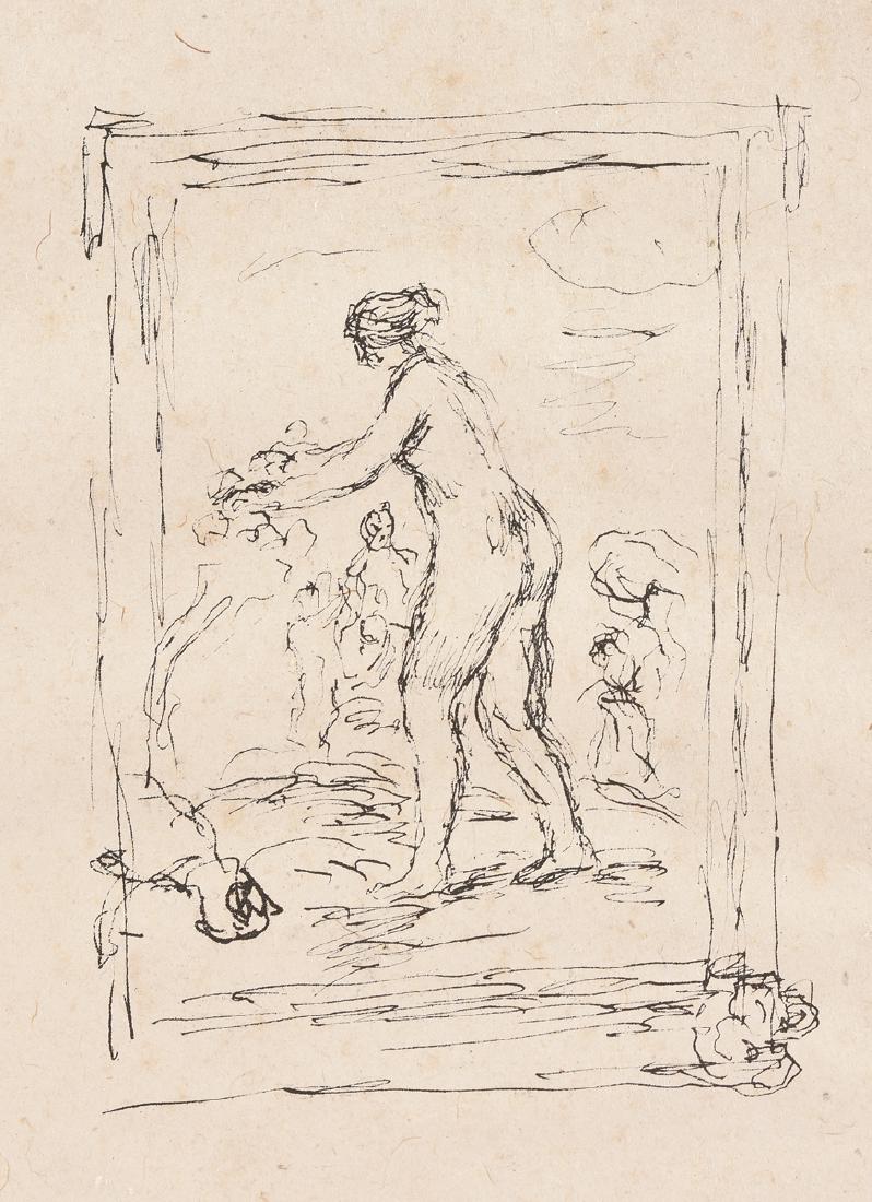 PIERRE AUGUSTE RENOIR (French 1841-1919) A RARE (1 of 6)