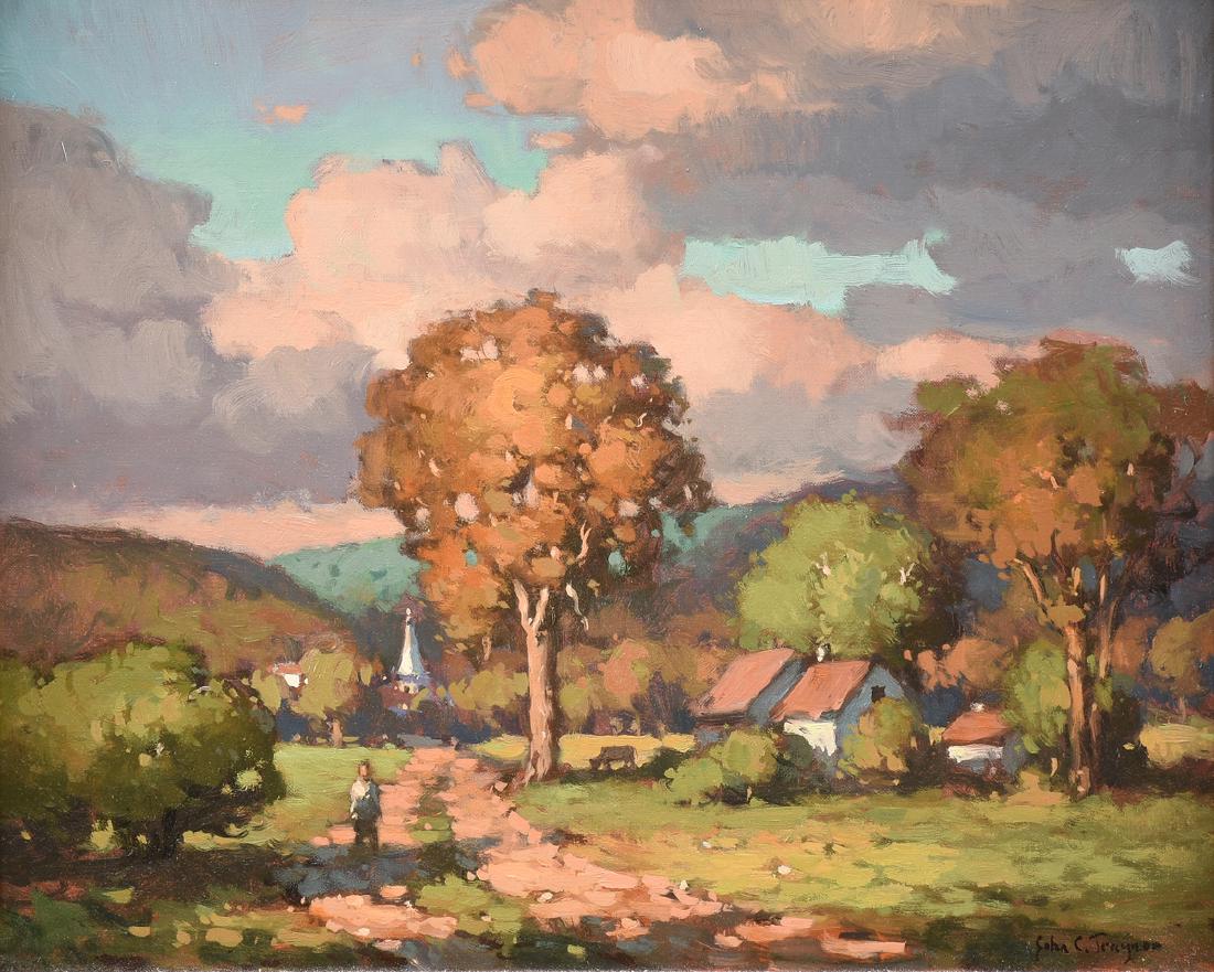 JOHN C. TRAYNOR (American 21st Century) A PAINTING, (1 of 11)