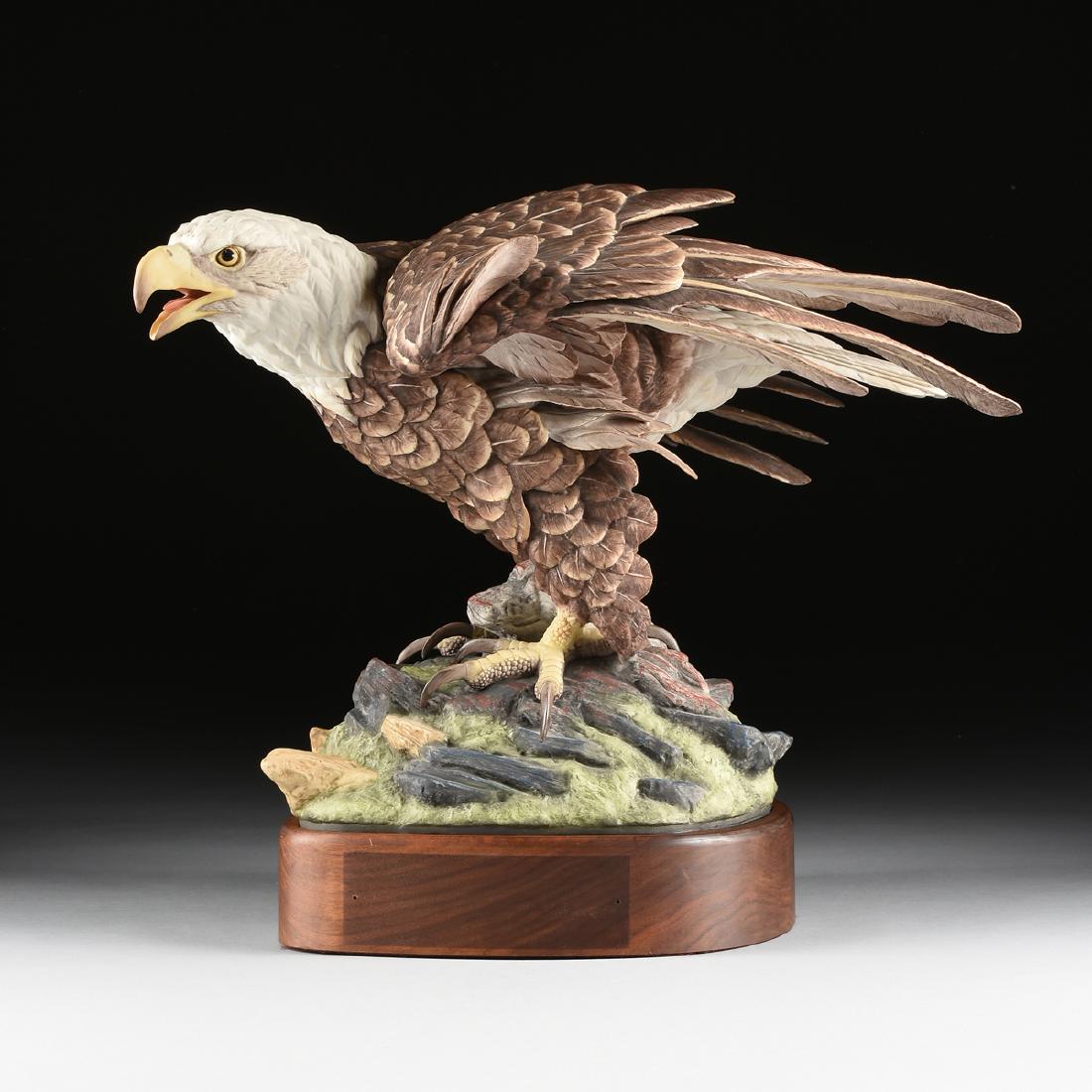 A BOEHM PORCELAIN CO. LIMITED EDITION POLYCHROME ENAMEL (1 of 11)