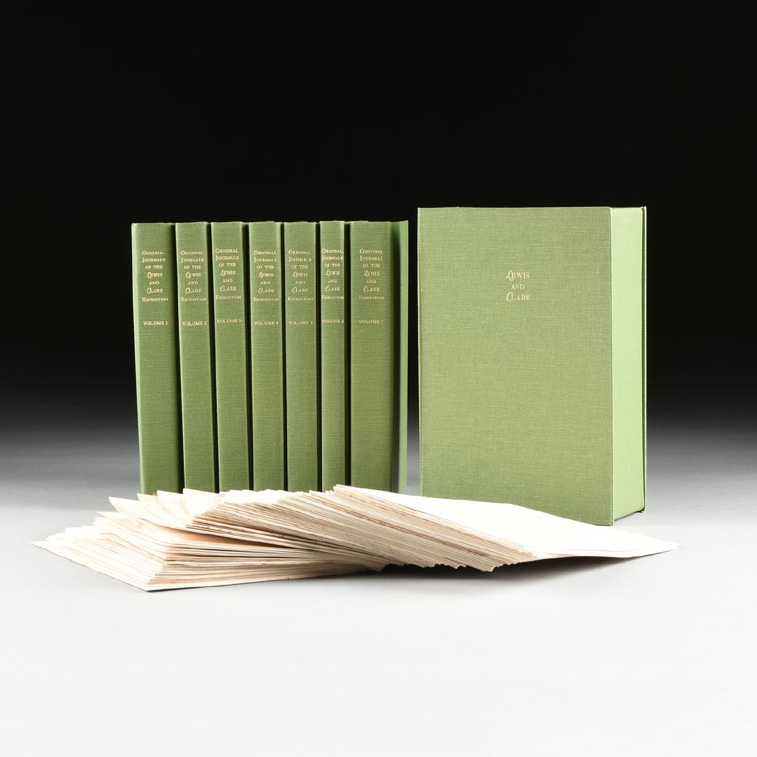 A GROUP OF EIGHT BOOKS, "Original Journals of the Lewis (1 of 8)