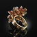 AN 18K TWO TONE GOLD, RUBY, AND DIAMOND LADY'S DINNER - 2