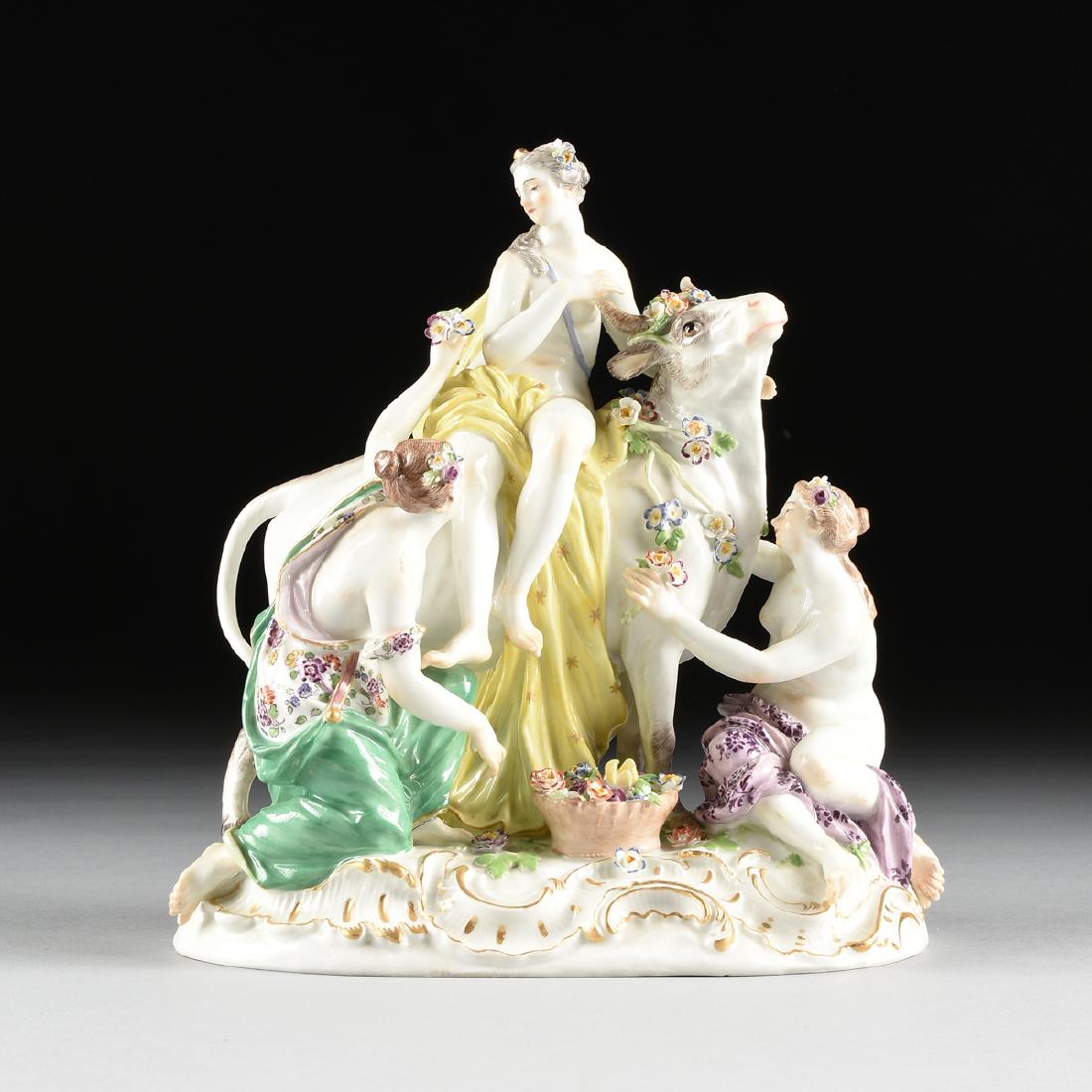 FRIEDRICH ELIAS MEYER (German 1723-1785) A POLYCHROME (1 of 11)