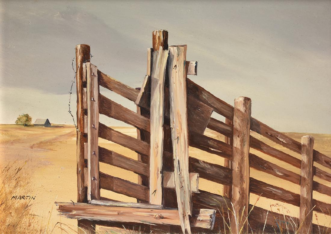 ANTHONY MARTIN (American/Texas b. 1941) A PAINTING, (1 of 8)