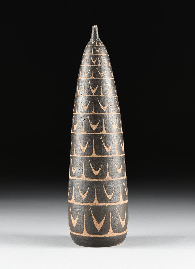 E. RUTH LAIRD (American/Texas 1924-2006) A STONEWARE (1 of 7)