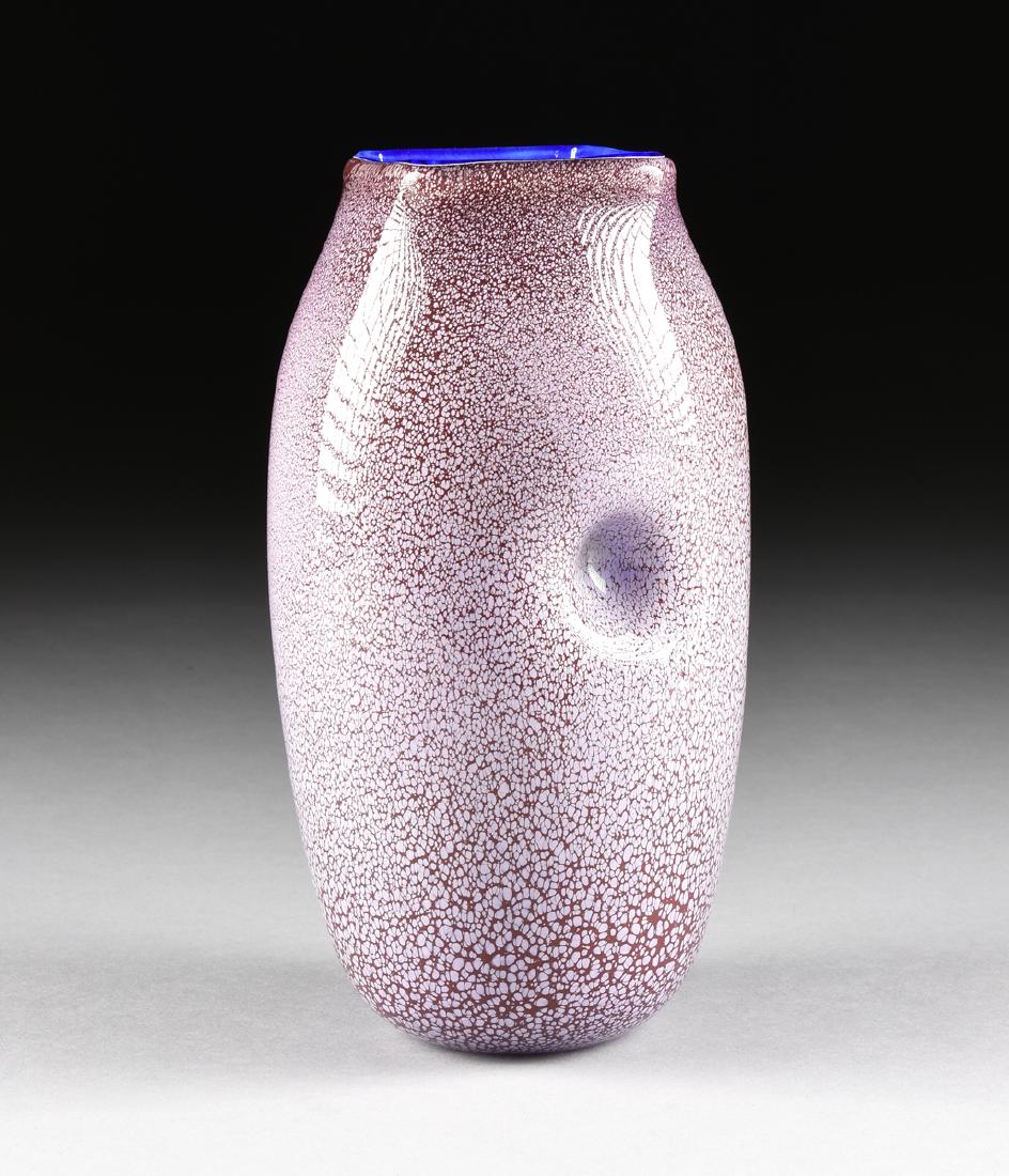 MARK MONSON (American d. 2013) A BLOWN CASED GLASS (1 of 8)