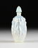 A SABINO OPALESCENT MOLDED GLASS PERFUME BOTTLE IN THE - 6