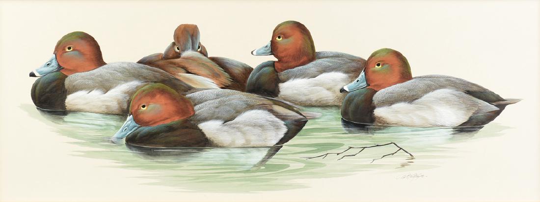 ART LEMAY (American 21st Century) A PAINTING, "Red (1 of 12)