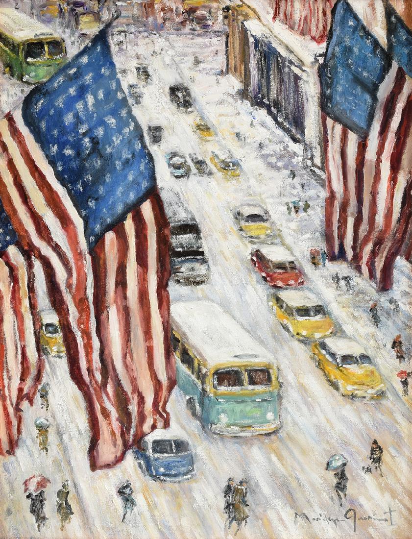 MARILYN GUERINOT (American b. 1947) A PAINTING, "Let (1 of 10)