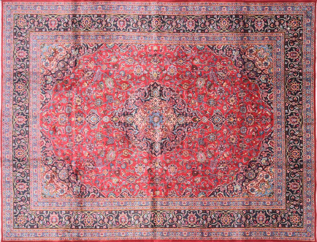 A TABRIZ HAND KNOTTED WOOL RUG, PERSIAN, MODERN, (1 of 10)
