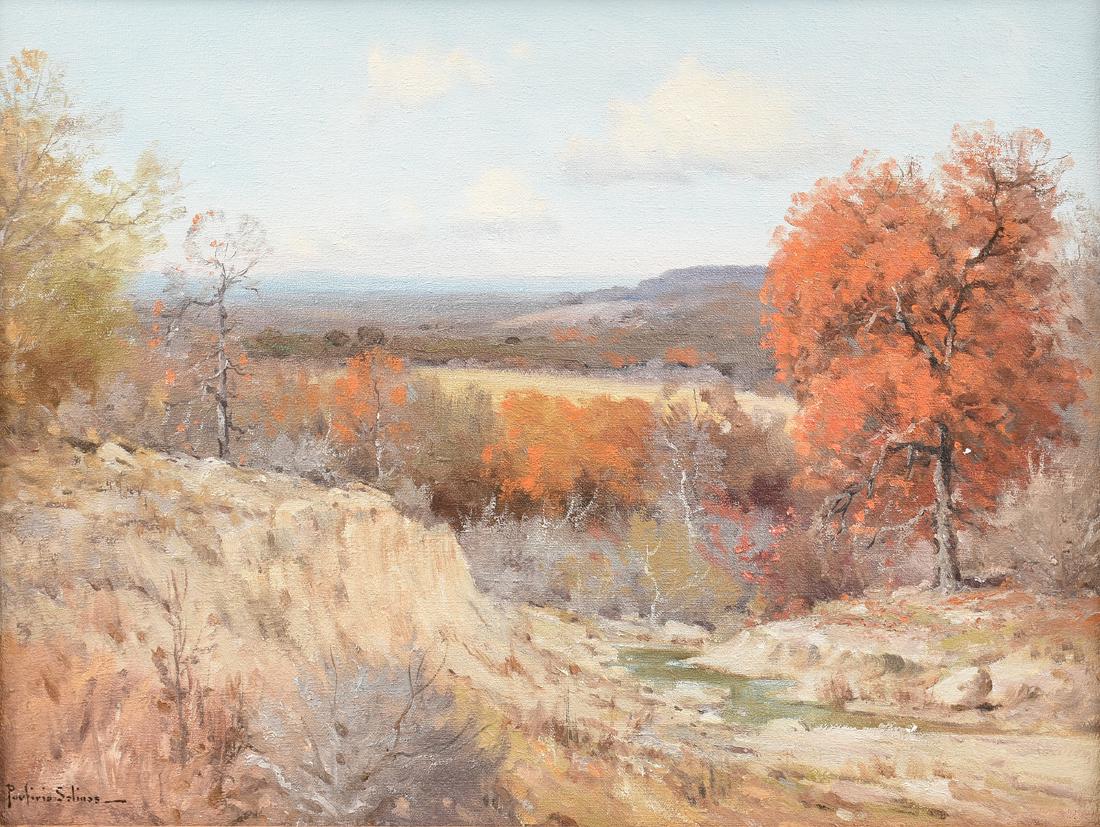PORFIRIO SALINAS (American/Texas 1910-1973) A PAINTING, (1 of 10)