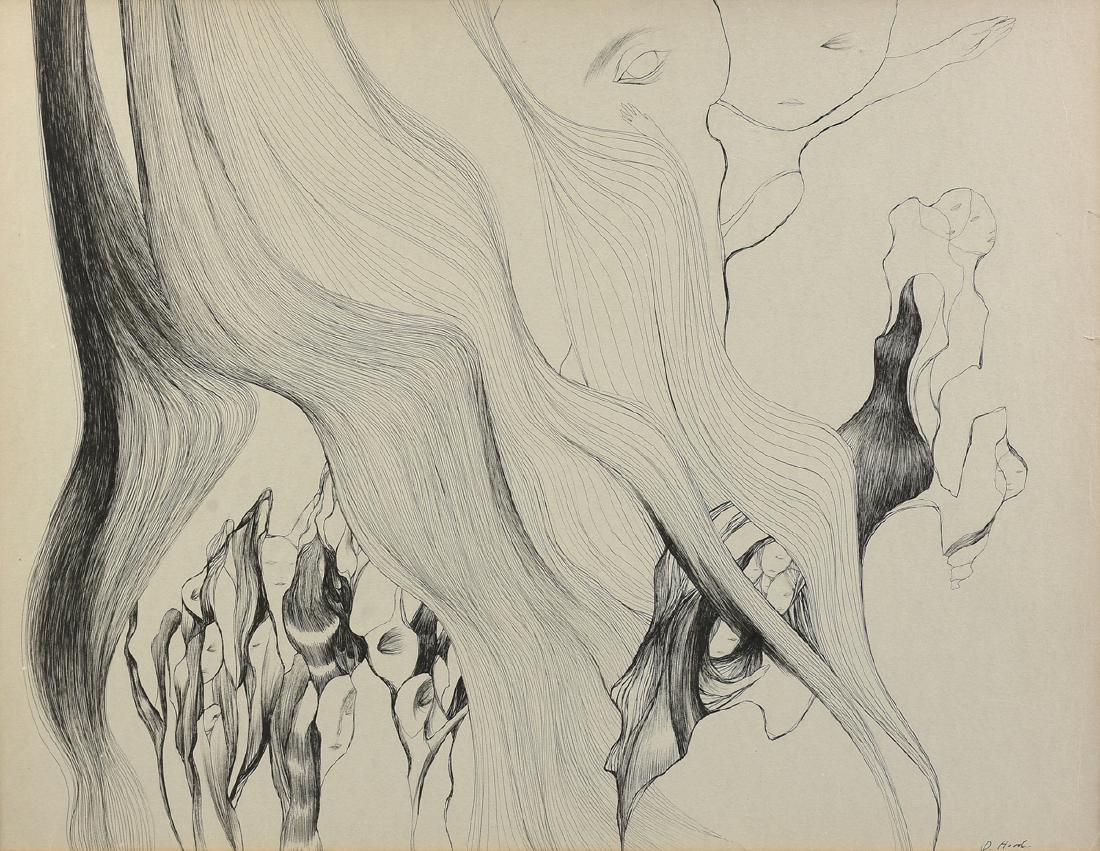 DOROTHY HOOD (American/Texas 1918-2000) A PAINTING, (1 of 8)