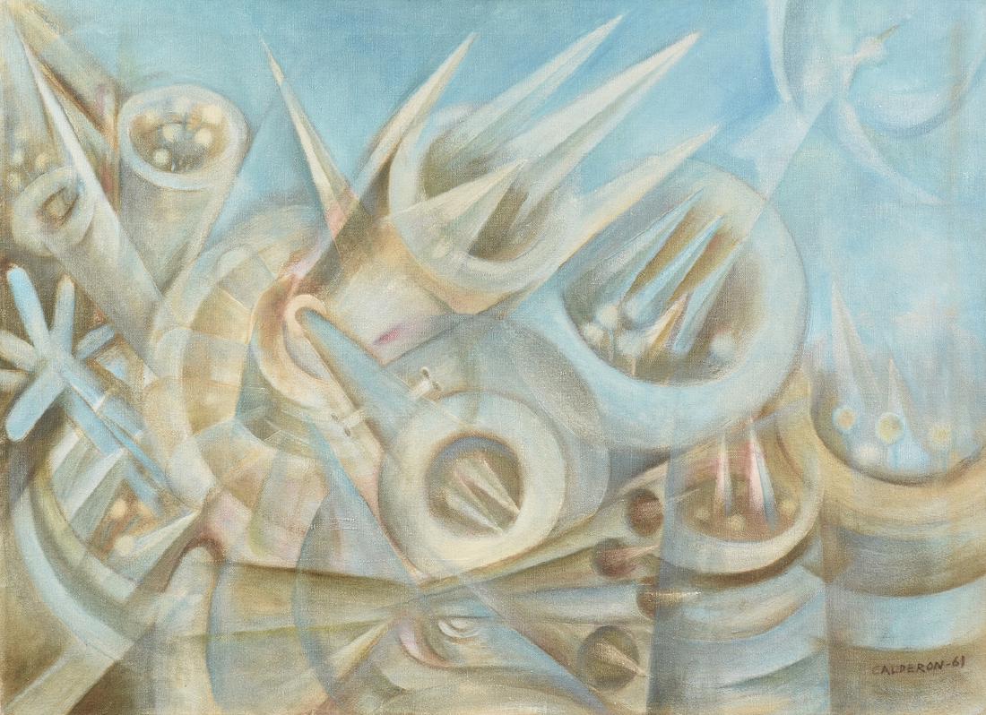 EDMONDO CALDERON (Mexican b. 1940) A PAINTING, "The (1 of 12)