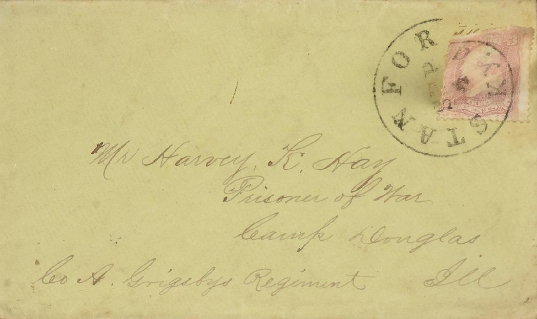 AN AMERICAN CIVIL WAR SECRET MESSAGE LETTER, AUGUST 23, (1 of 7)