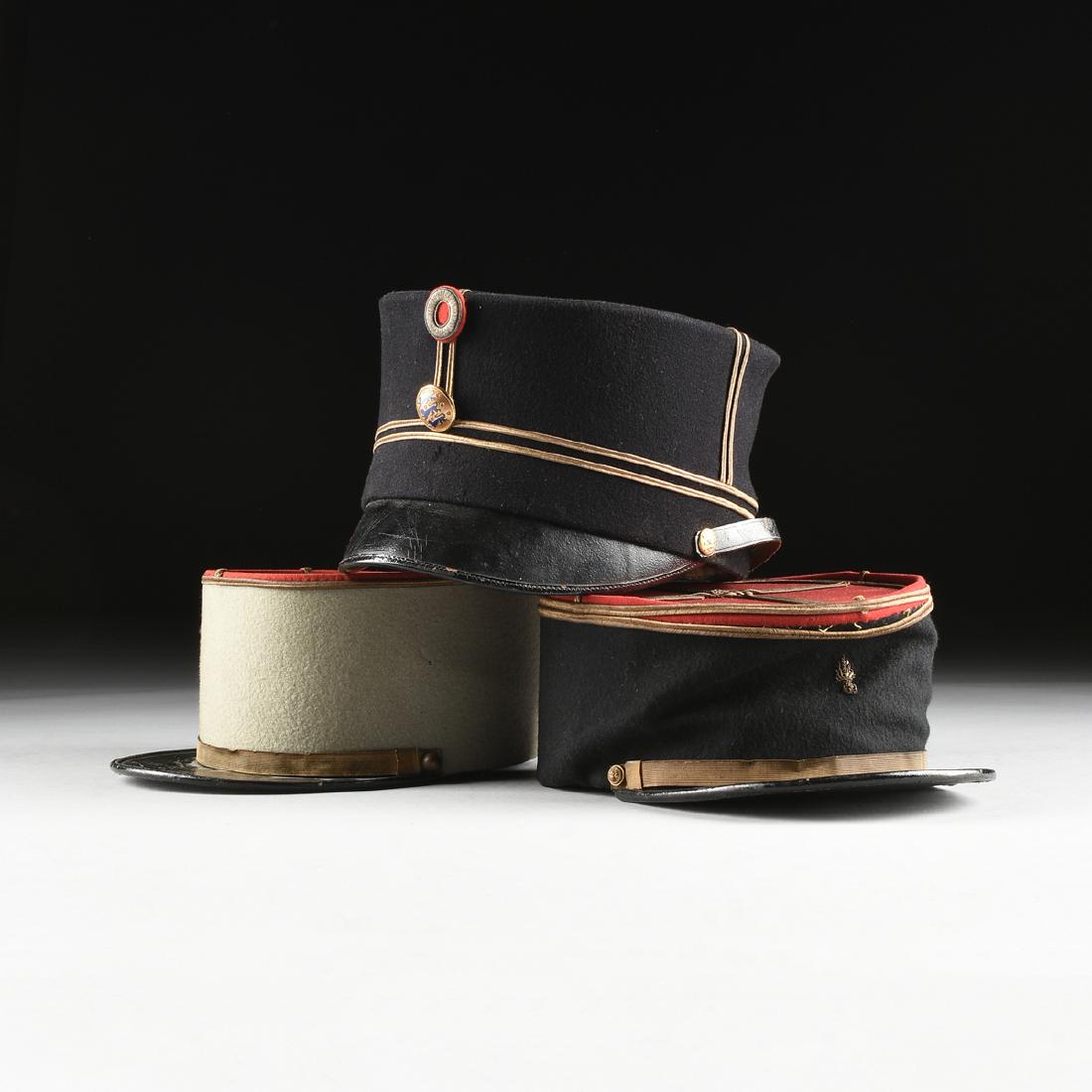 A GROUP OF THREE CONTINENTAL MILITARY HATS, CIRCA (1 of 16)