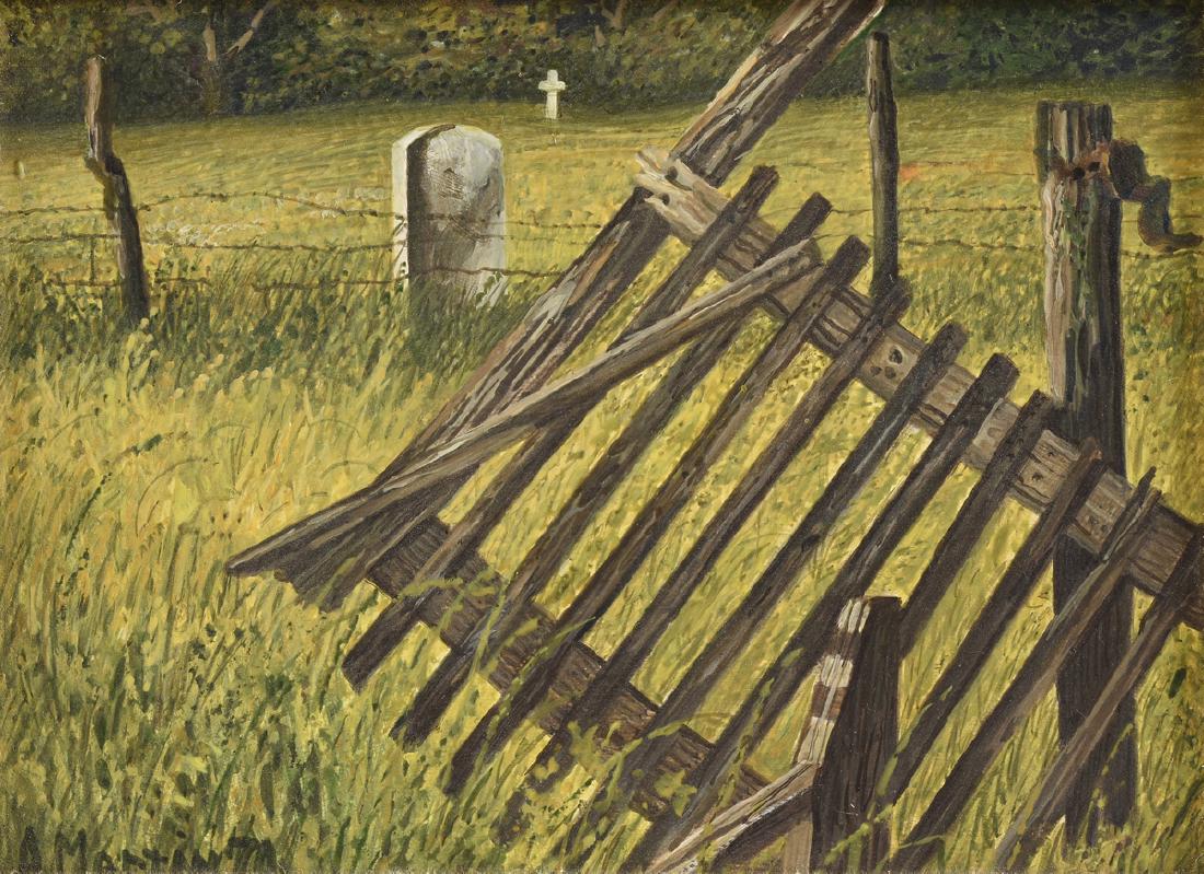 ANTHONY MARTIN (American/Texas b. 1941) A PAINTING, (1 of 9)