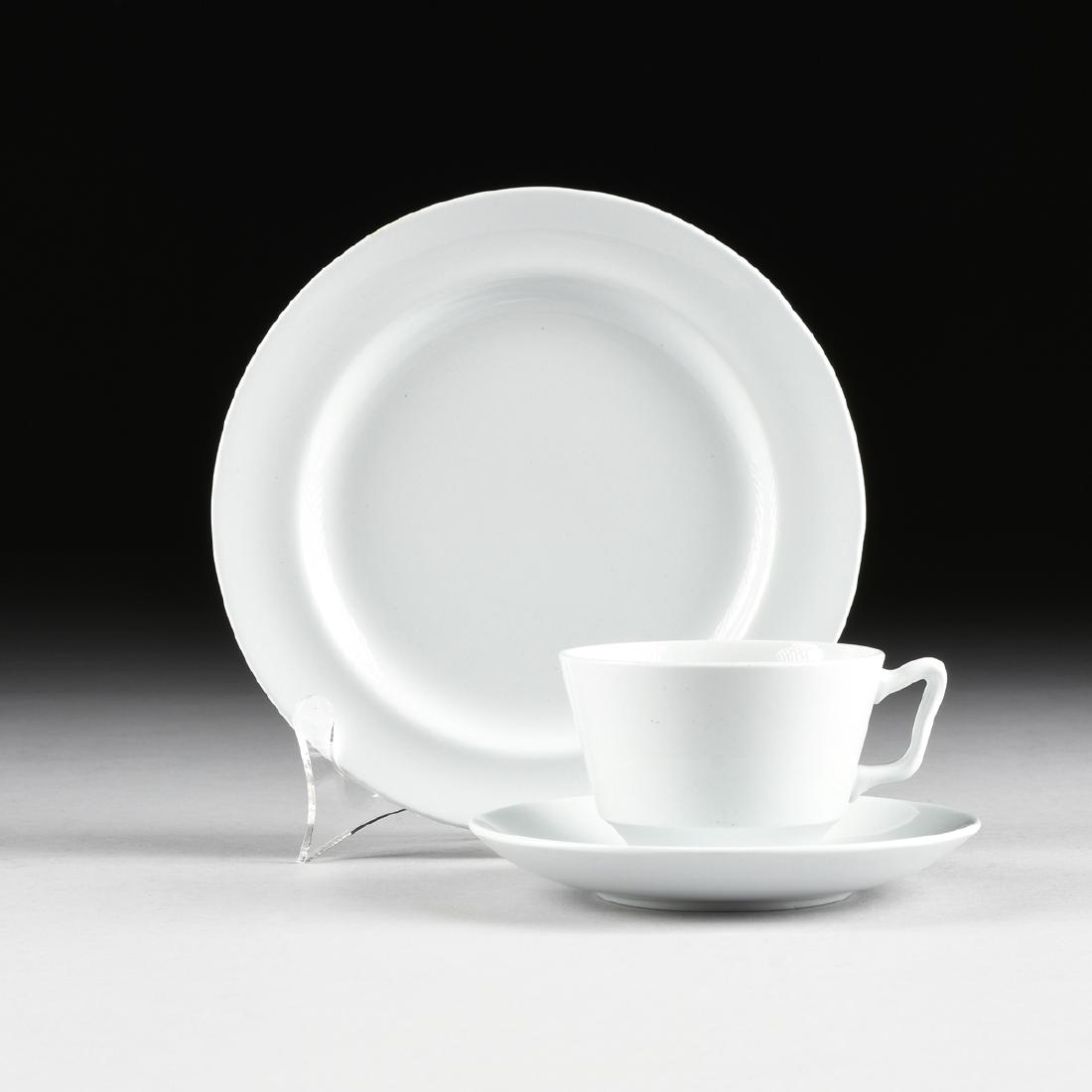 A SET OF TWENTY-EIGHT COPELAND SPODE PALE BLUE GLAZED (1 of 6)