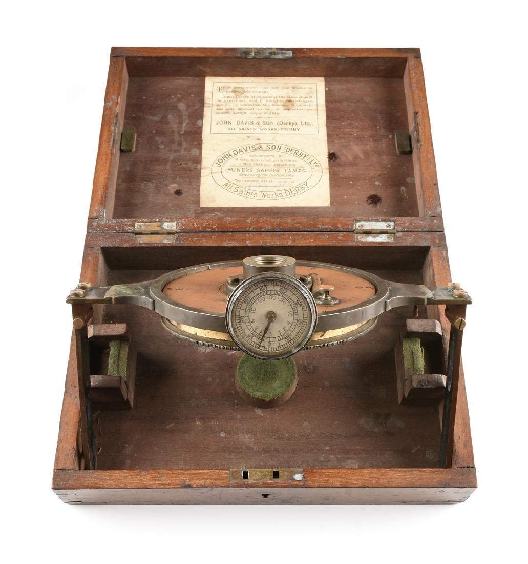 A JOHN DAVIS & SON, LTD. CASED BRASS RIGID DIAL, DERBY, (1 of 6)