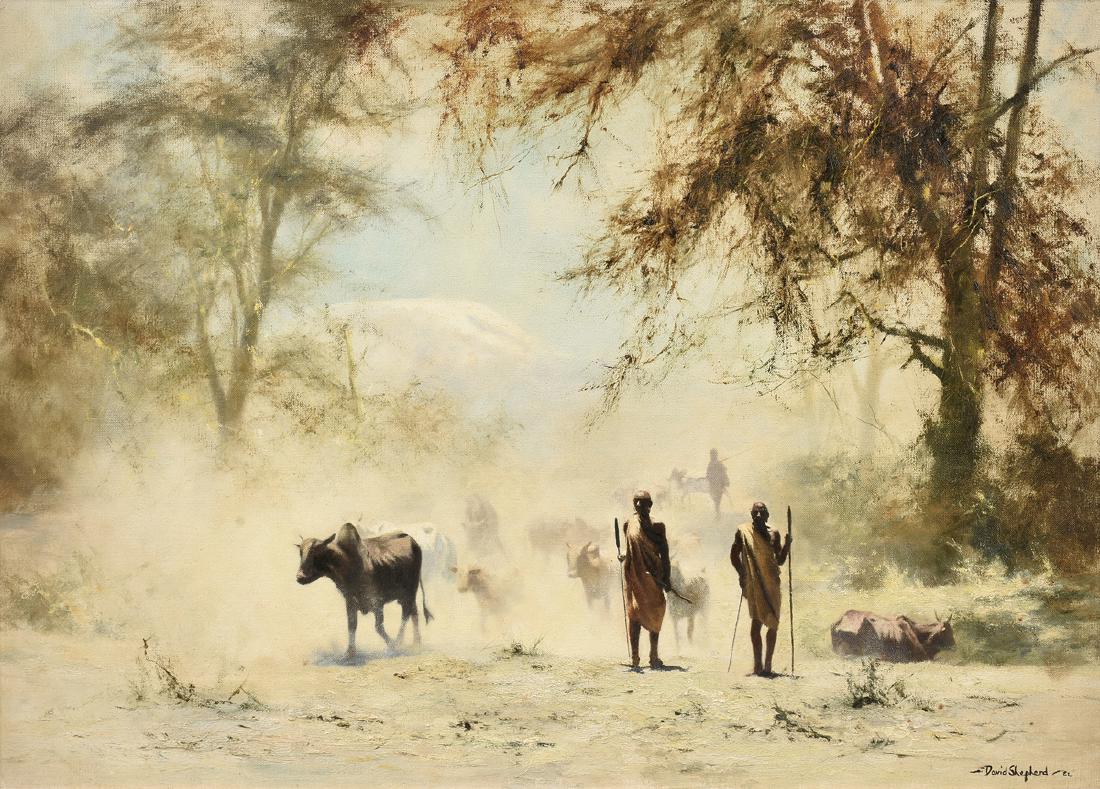 DAVID SHEPHERD (British 1931-2017) A PAINTING, "The (1 of 9)