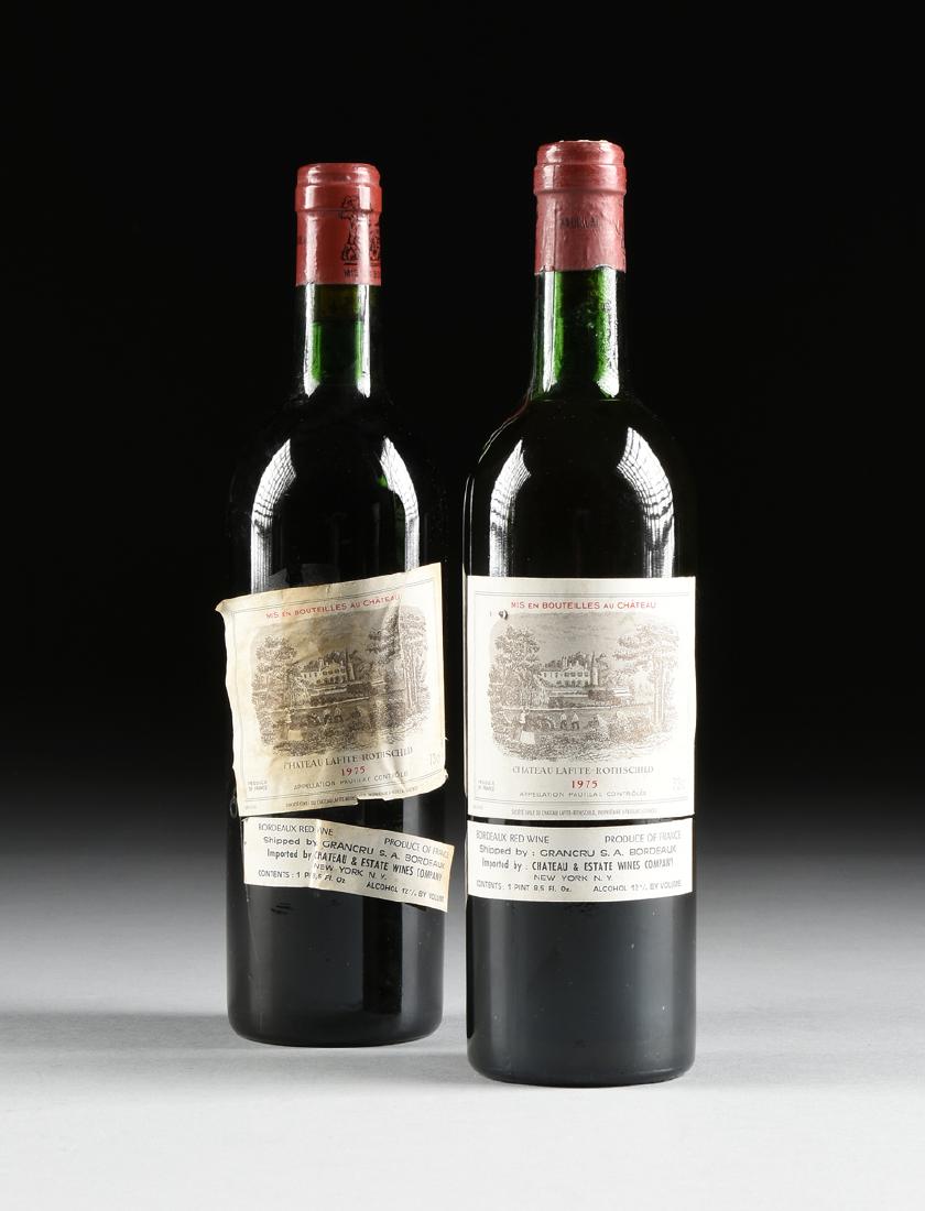 TWO BOTTLES OF 1975 CHÂTEAU LAFITE-ROTHSCHILD, (1 of 5)
