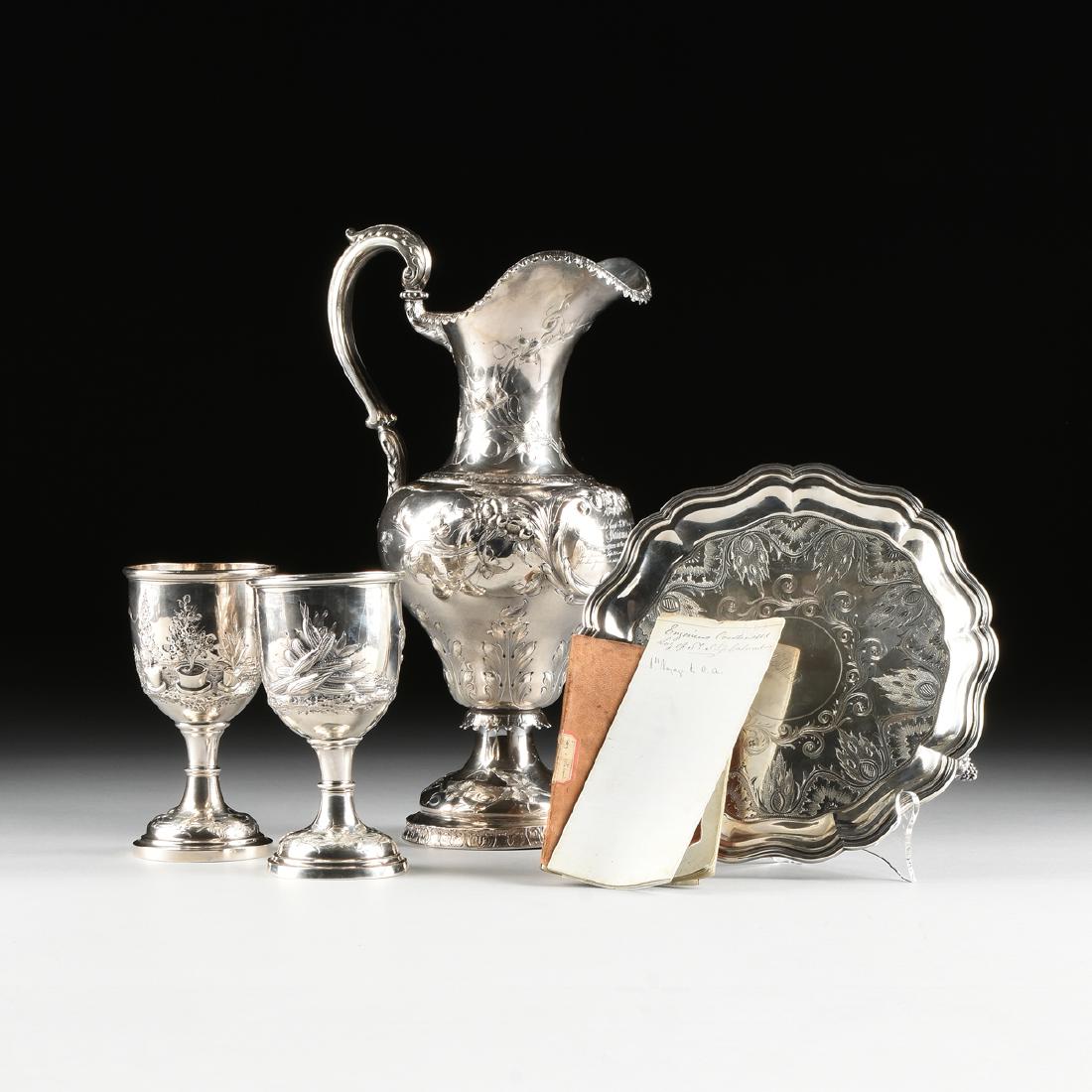 AN AMERICAN COIN SILVER NAUTICAL PRESENTATION GROUPING (1 of 18)