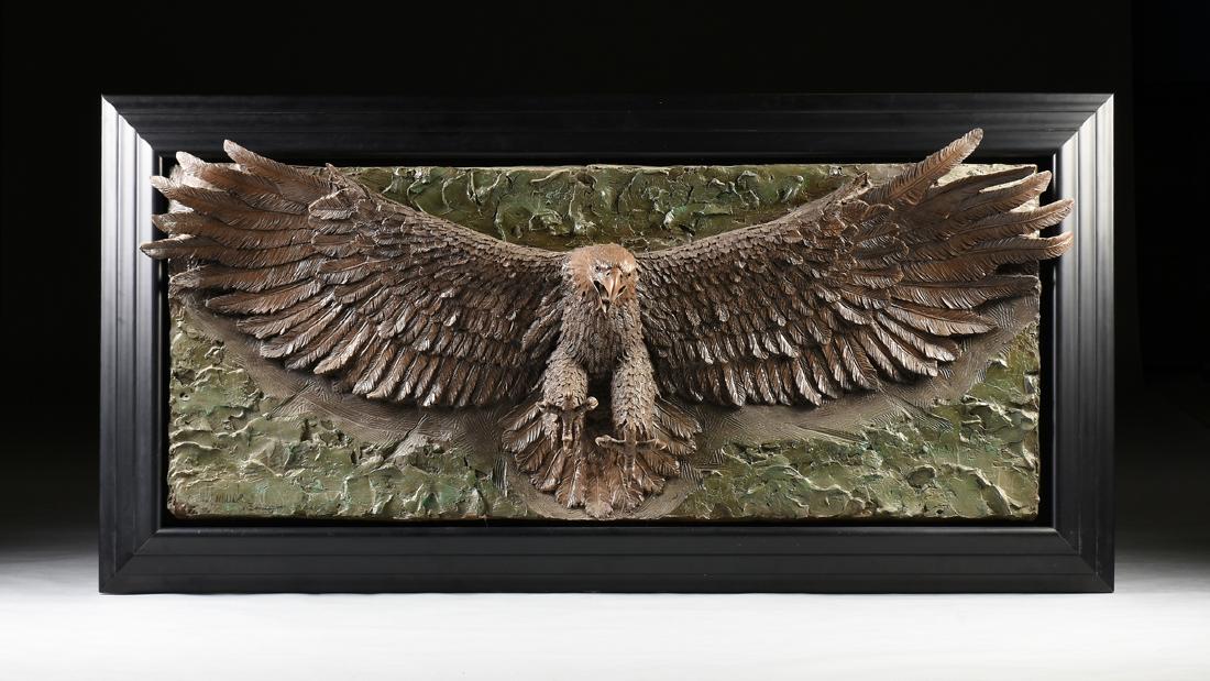 BILL MACK (American b. 1949) A SCULPTURE, "Rampant (1 of 7)