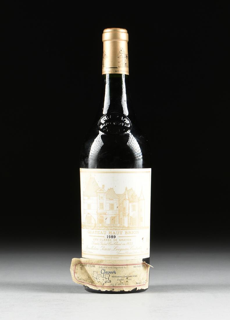 A BOTTLE OF 1989 CHÂTEAU HAUT BRION, PREMIER GRAND CRU (1 of 3)