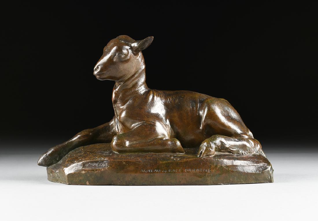 VICTOR PETER (French 1840-1918) A BRONZE SCULPTURE, (1 of 12)