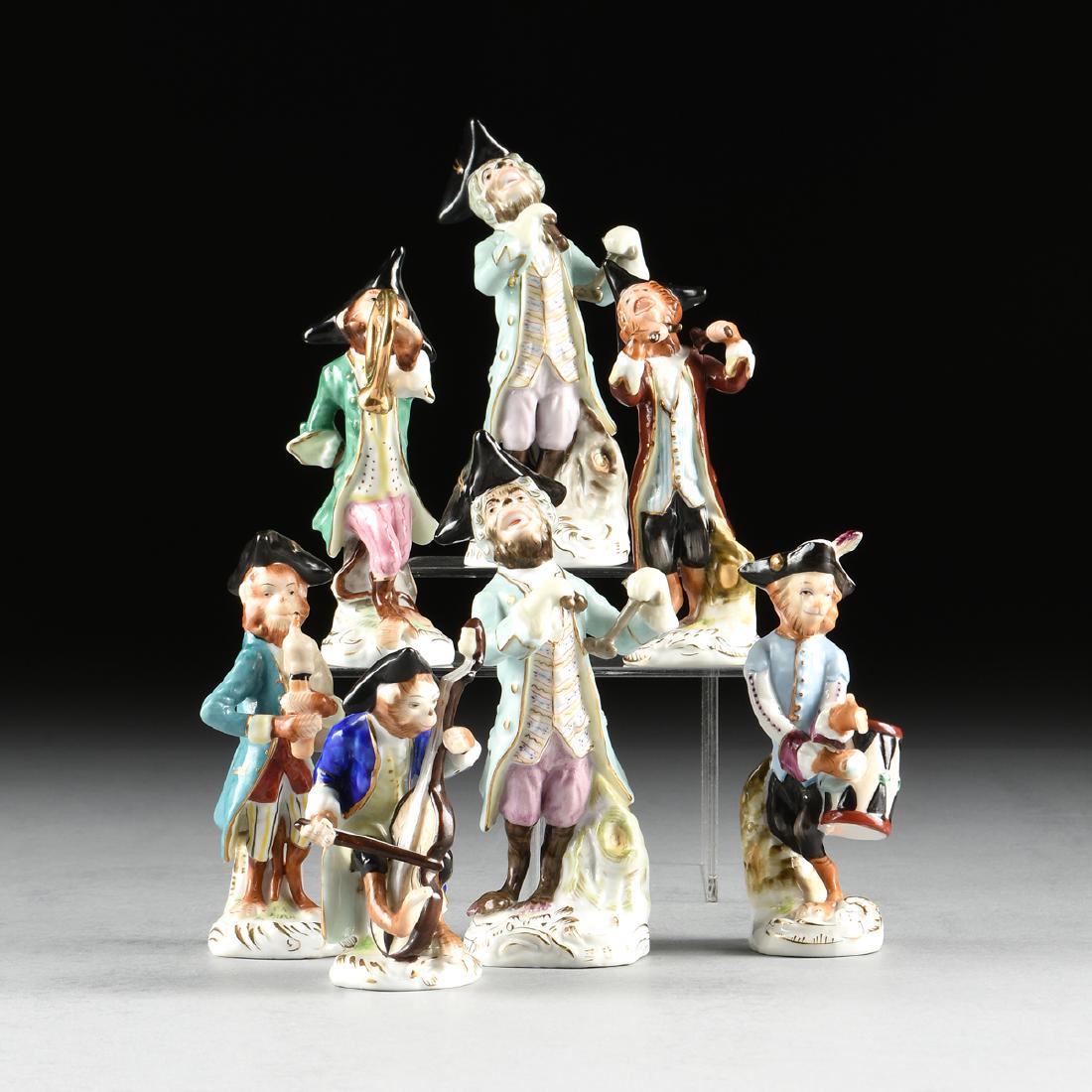 AN ASSEMBLED GROUP OF SEVEN VOIGT BROTHERS GILT AND (1 of 9)