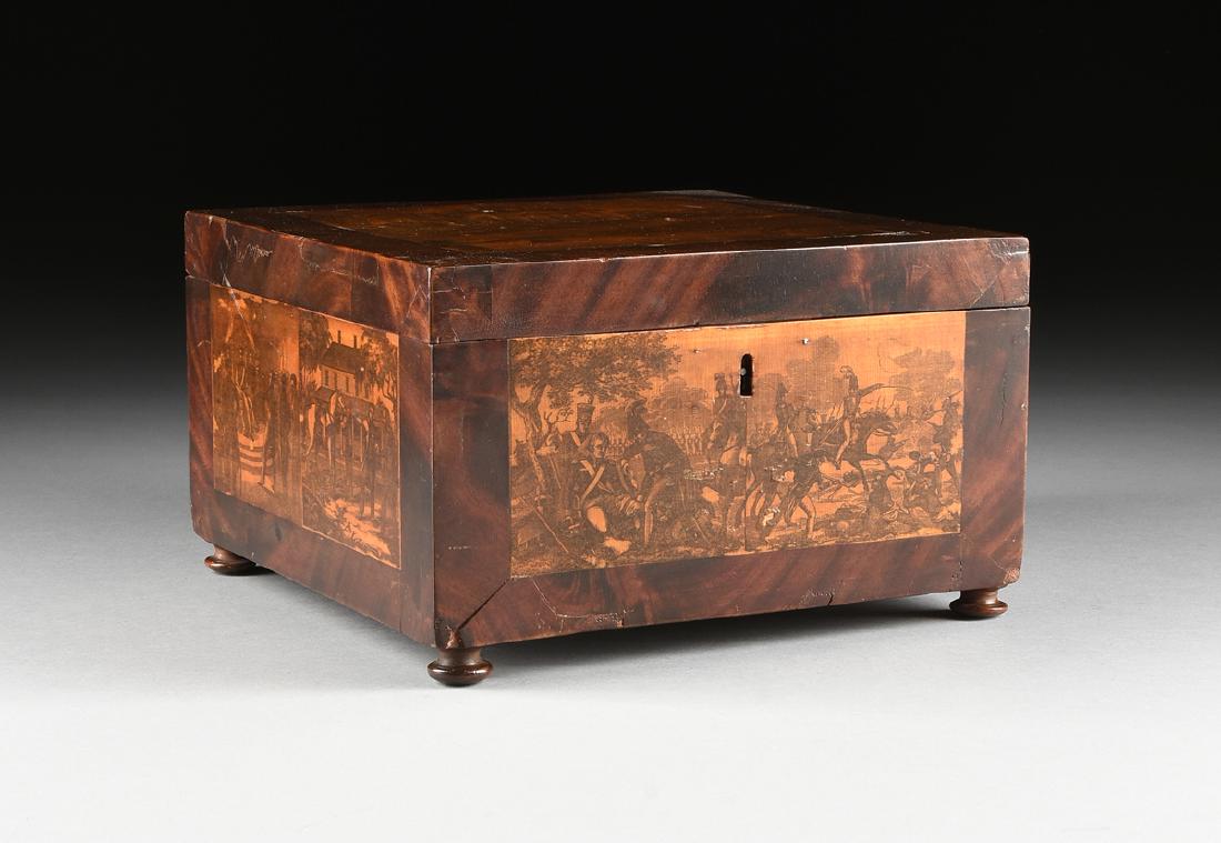 AN AMERICAN FEDERAL REVIVAL FLAME MAHOGANY AND (1 of 10)