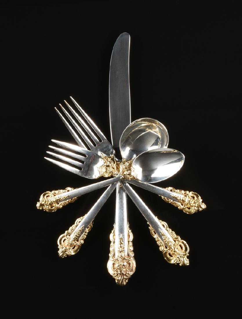 A ONE HUNDRED TWENTY-SEVEN PIECE SET OF WALLACE (1 of 9)